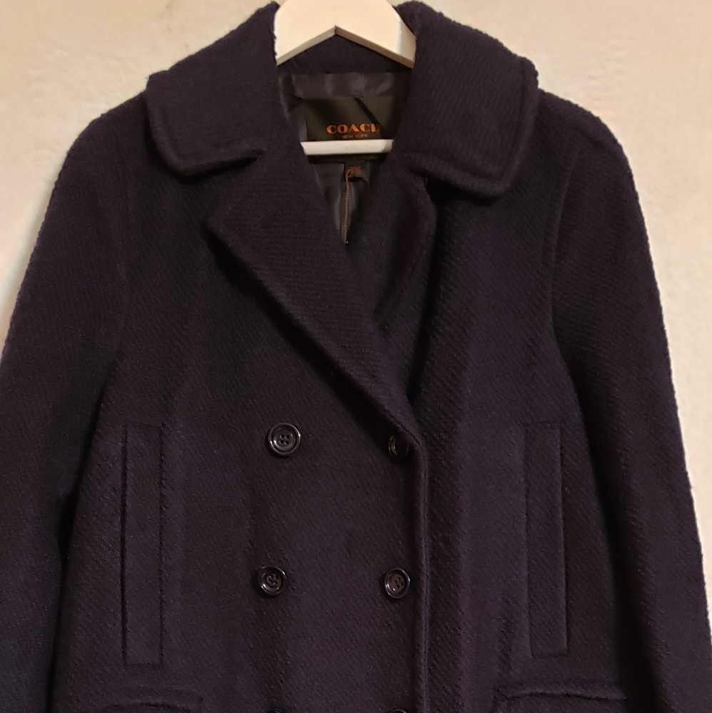 Coach pea coat